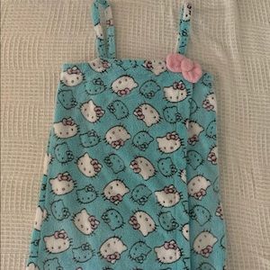 Adorable Hello kitty towel rap!